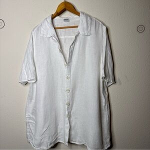 CP Shades Sausalito  Men's Sz L White 100% Linen